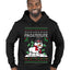 Frostitute, Ugly Christmas Sweater Unisex Premium Graphic Hoodie Sweatshirt
