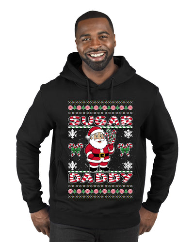 Sugar Daddy Santa, Ugly Christmas Sweater Unisex Premium Graphic Hoodie Sweatshirt