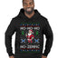 Skinny Santa Ho Ho Ho Ho-Zempic Weight Loss Shot, Ugly Christmas Sweater Unisex Premium Graphic Hoodie Sweatshirt