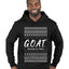 G.O.A.T. God Over All Things, Ugly Christmas Sweater Unisex Premium Graphic Hoodie Sweatshirt