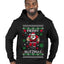 Merry Blitzmas, Football Christmas Sweater Design, Ugly Christmas Sweater Unisex Premium Graphic Hoodie Sweatshirt