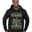 From The Windows To The Walls I'm About To Deck These Halls, Ugly Christmas Sweater Unisex Premium Graphic Hoodie Sweatshirt