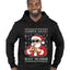 Santa Says 6 7 Numbers Meme, Ugly Christmas Sweater Unisex Premium Graphic Hoodie Sweatshirt