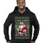 I Saw Santa Splitting The G, Ugly Christmas Sweater Unisex Premium Graphic Hoodie Sweatshirt
