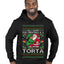 All I Want For Christmas Is A Torta, Ugly Christmas Sweater Unisex Premium Graphic Hoodie Sweatshirt