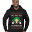 Ho Ho Ho Homerun, Baseball Fan Christmas Design, Ugly Christmas Sweater Unisex Premium Graphic Hoodie Sweatshirt