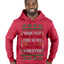 Due to Inflation This is My Ugly Christmas Sweater | Funny Ugly Christmas Sweater Premium Graphic Hoodie Sweatshirt