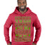 Tis the Season to Be Brat Green Text, Xmas Viral Meme Music Rave Concert Merch Ugly Christmas Sweater Premium Graphic Hoodie Sweatshirt
