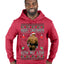 Merry Chrithmith Kith My Ath, Butt Viral Kiss My Ass Boxing Fight Meme Ugly Christmas Sweater Premium Graphic Hoodie Sweatshirt