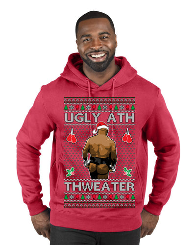 Ugly Ath Sweater Merry Chrithmith, Butt Viral Ugly Ass Boxing Fight Meme Ugly Christmas Sweater Premium Graphic Hoodie Sweatshirt