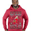 Merry Chrithmith Kith My Ath, Funny Butt Dancing, Viral Kiss My Ass Boxing Fight Meme, Men Women Ugly Christmas Sweater Premium Graphic Hoodie Sweatshirt