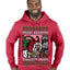 Merry Krampus Naughty Brats | Funny Ugly Christmas Sweater Premium Graphic Hoodie Sweatshirt