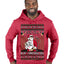 Santa Claus In My Christmas Era Xmas Ugly Christmas Sweater Premium Graphic Hoodie Sweatshirt