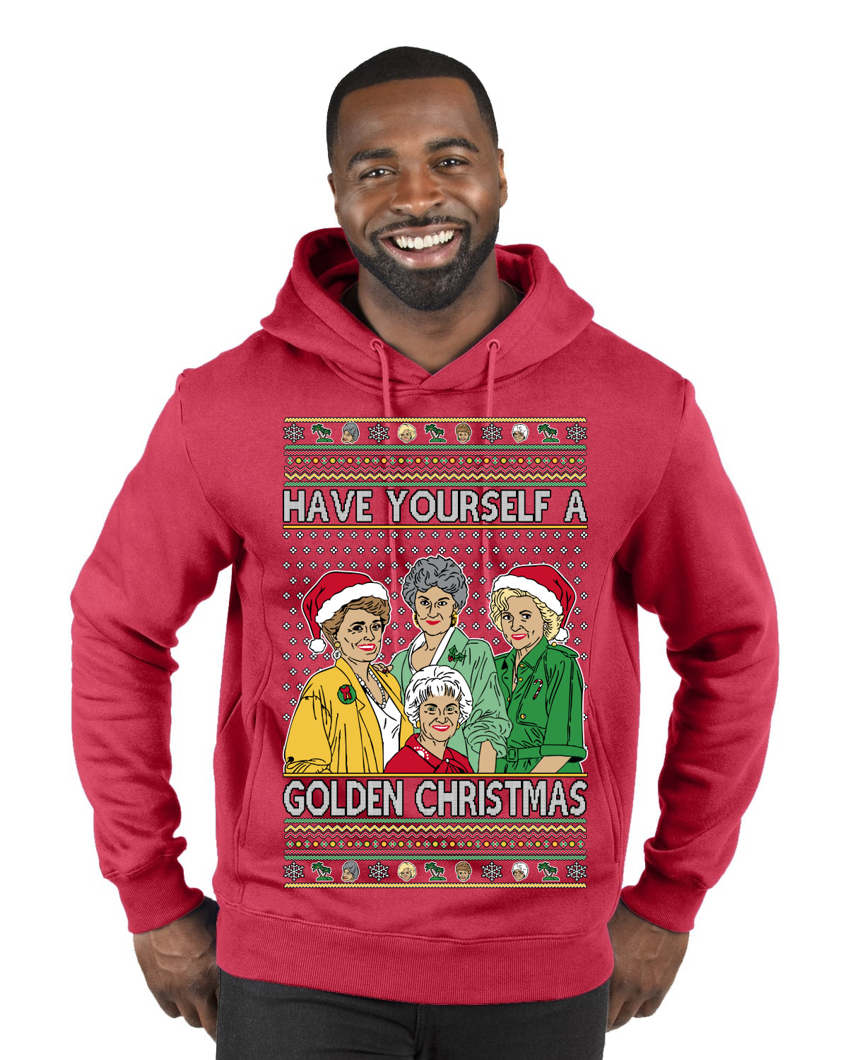 Have Yourself a Golden Christmas Classic TV Show Ugly Christmas Sweater Premium Graphic Hoodie Sweatshirt