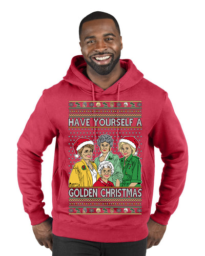 Have Yourself a Golden Christmas Classic TV Show Ugly Christmas Sweater Premium Graphic Hoodie Sweatshirt