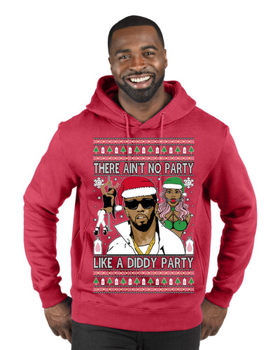 There Ain't No Party Like a Diddy Party Viral Music Meme Ugly Christmas Sweater Premium Graphic Hoodie Sweatshirt