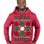 Deck the Halls with Bocce Balls, Funny Classic Italy Italian Sports Ugly Christmas Sweater Premium Graphic Hoodie Sweatshirt