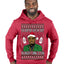 You Better Watch Out, the Diddler's Coming to Town, Funny Santa P Diddy Diddler Funny Party Viral Music Baby Oil Meme Ugly Christmas Sweater Premium Graphic Hoodie Sweatshirt