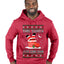 This Santa Loves going down, Funny dirty Humor, Ugly Christmas Sweater Premium Graphic Hoodie Sweatshirt