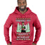 Finding My Happy Holiday, Ugly Christmas Sweater Premium Graphic Hoodie Sweatshirt