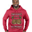 He Loves my Chestnuts, Ugly Christmas Sweater Unisex Premium Graphic Hoodie Sweatshirt