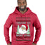 I Deliver All Night Long, Ugly Christmas Sweater Unisex Premium Graphic Hoodie Sweatshirt
