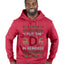 I Put The D In Reindeer, Ugly Christmas Sweater Unisex Premium Graphic Hoodie Sweatshirt