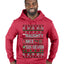 Naughty Nice 6 7 Checklist, Ugly Christmas Sweater Unisex Premium Graphic Hoodie Sweatshirt