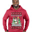 Pole Dancer, Ugly Christmas Sweater Unisex Premium Graphic Hoodie Sweatshirt