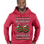 He Likes My Big Bulbs, Ugly Christmas Sweater Unisex Premium Graphic Hoodie Sweatshirt