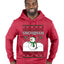 Snowman, Ugly Christmas Sweater Unisex Premium Graphic Hoodie Sweatshirt