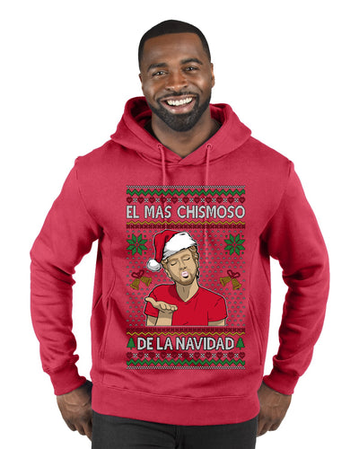 El Mas Chismoso De La Navidad, Ugly Christmas Sweater Unisex Premium Graphic Hoodie Sweatshirt