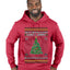 Deck The Halls With Guns & Ammo Fa La La La La, Ugly Christmas Sweater Unisex Premium Graphic Hoodie Sweatshirt
