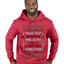 Due To Tariffs This Is My Ugly Christmas Sweater, Ugly Christmas Sweater Unisex Premium Graphic Hoodie Sweatshirt