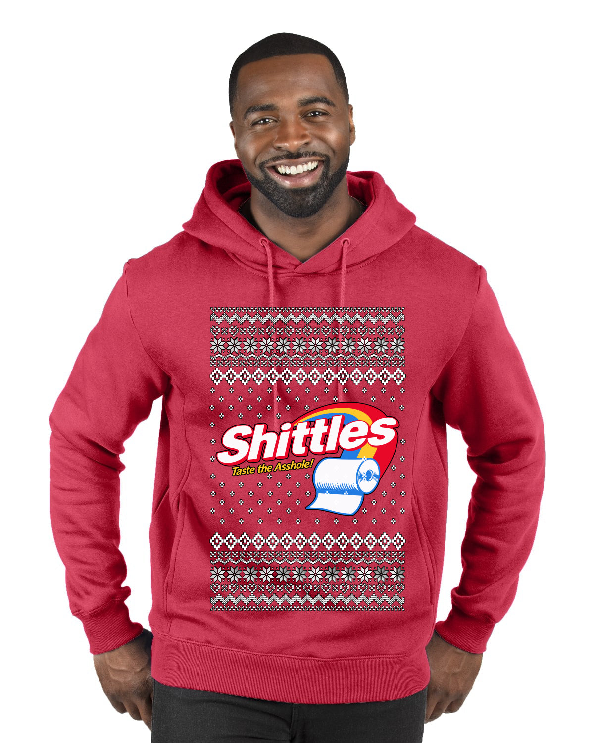 Funny Candy Bar Parody Shirt, Ugly Christmas Sweater Unisex Premium Graphic Hoodie Sweatshirt