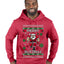 Merry Blitzmas, Football Christmas Sweater Design, Ugly Christmas Sweater Unisex Premium Graphic Hoodie Sweatshirt