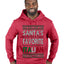 Santa's Favorite Italian, Funny Italian Christmas Sweater, Ugly Christmas Sweater Unisex Premium Graphic Hoodie Sweatshirt