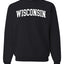 State of Wisconsin College Style Fashion Unisex Crewneck Sweatshirt