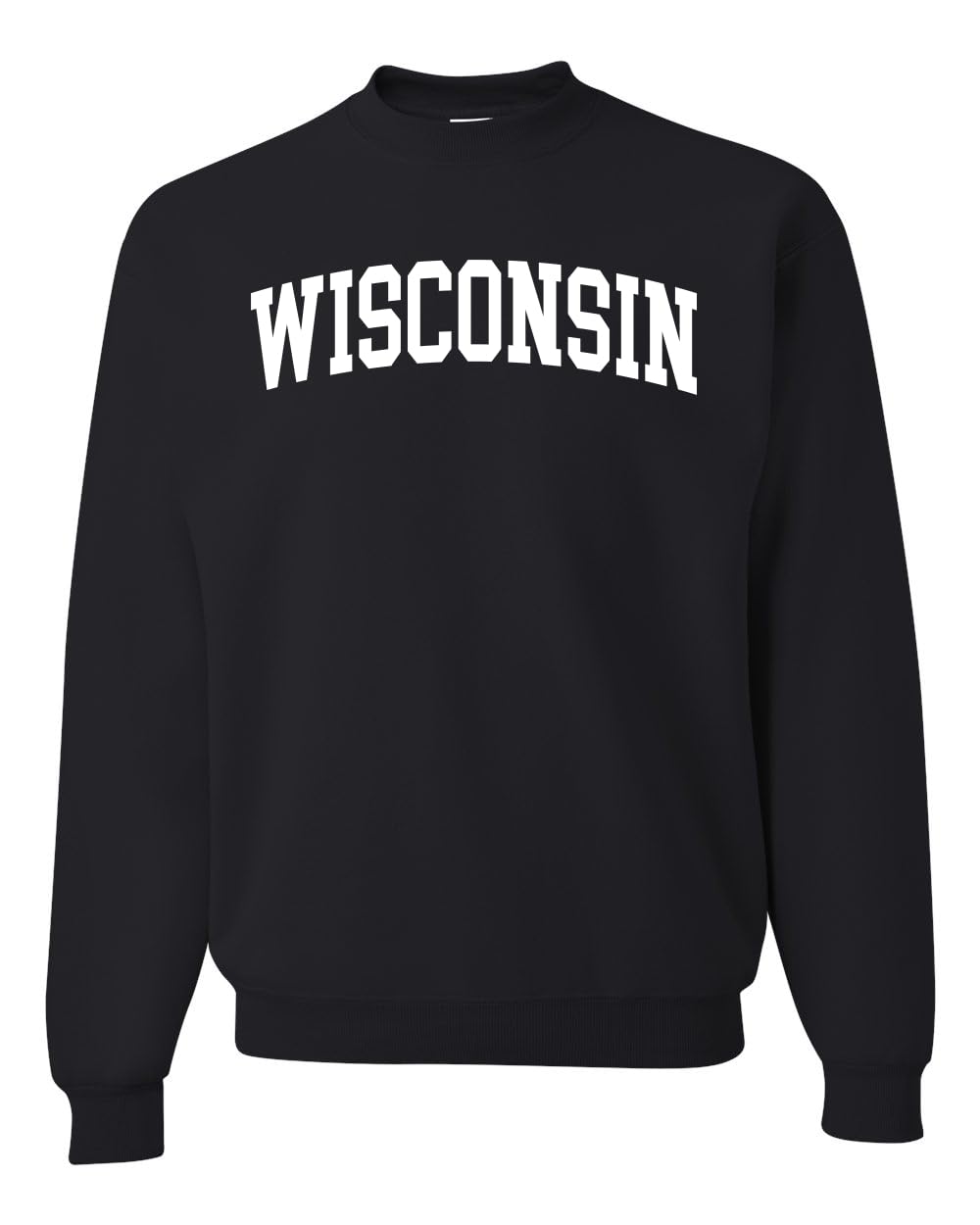 State of Wisconsin College Style Fashion Unisex Crewneck Sweatshirt