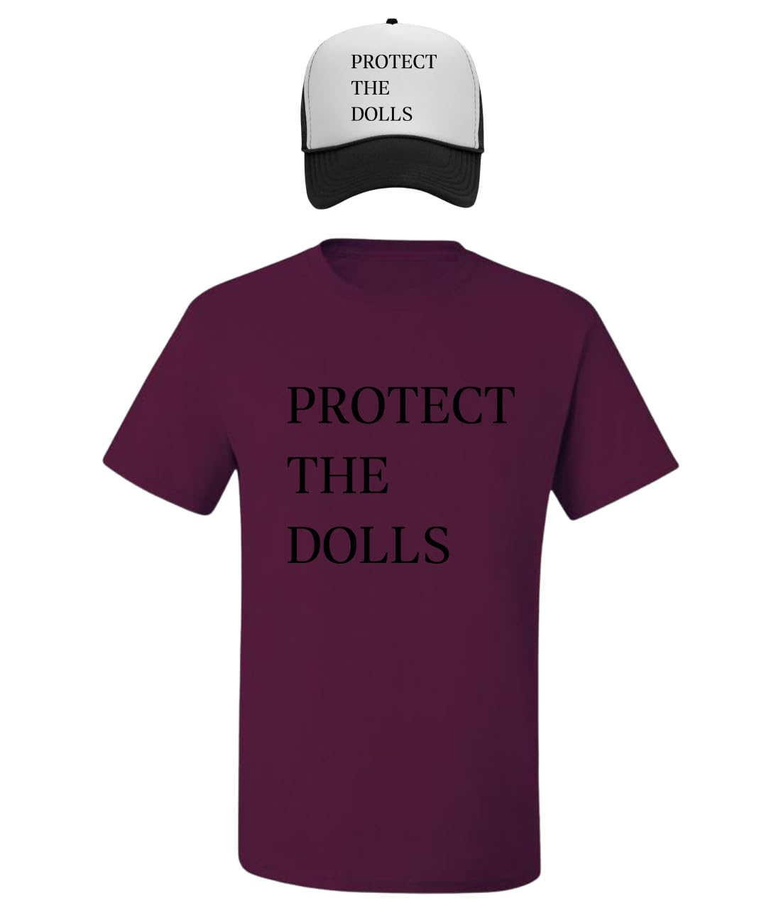Protect The Dolls Viral Tshirt, Support Trans Rights LGBT Pride Men's T-Shirt and Hat Combo