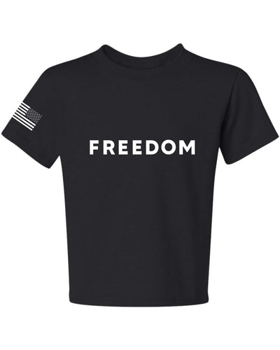 Freedom God Family Patriotism Shirt, Christian Conservative Unisex Tee for Boys Girls Youth T-Shirt