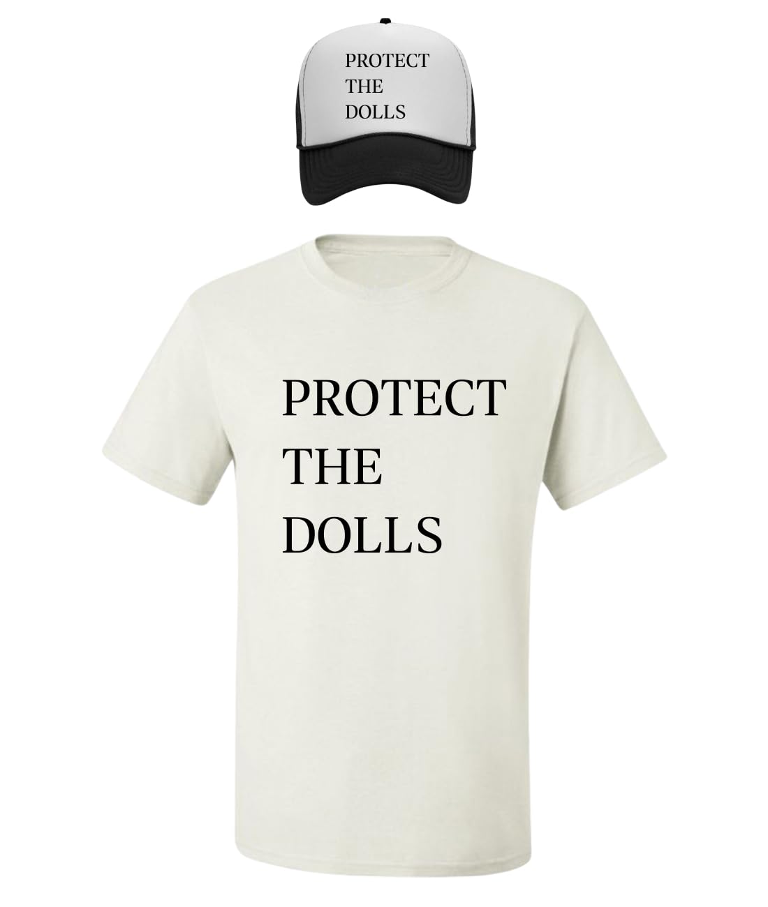 Protect The Dolls Viral Tshirt, Support Trans Rights LGBT Pride Men's T-Shirt and Hat Combo