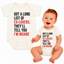 A Lot Going On at The Moment Pop Culture Baby Creeper Boys Girls Infant Bodysuit