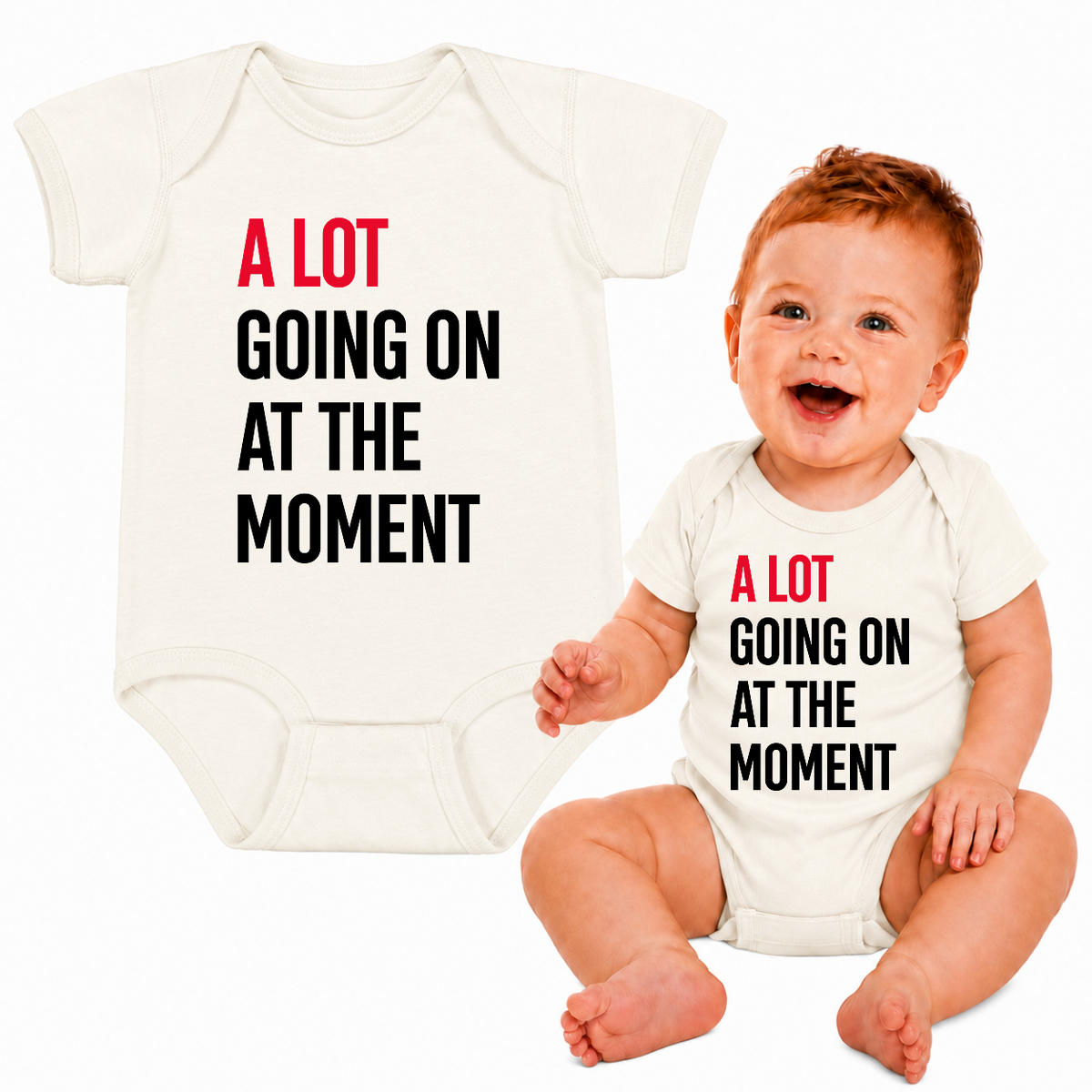 A Lot Going On at The Moment Pop Culture Baby Creeper Boys Girls Infant Bodysuit