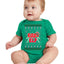 Baby Elf Cute Holiday Winter Infant Toddler Creeper Boys Girls Ugly Christmas Sweater Baby Creeper Boys Girls Infant Bodysuit