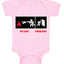 My Dad vs Your Dad Firefighter Gift Humor Baby Creeper Boys Girls Infant Bodysuit