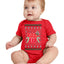 Baby Elf Cute Holiday Winter Infant Toddler Creeper Boys Girls Ugly Christmas Sweater Baby Creeper Boys Girls Infant Bodysuit