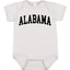 State of Alabama College Style Fashion Baby Creeper Boys Girls Infant Bodysuit
