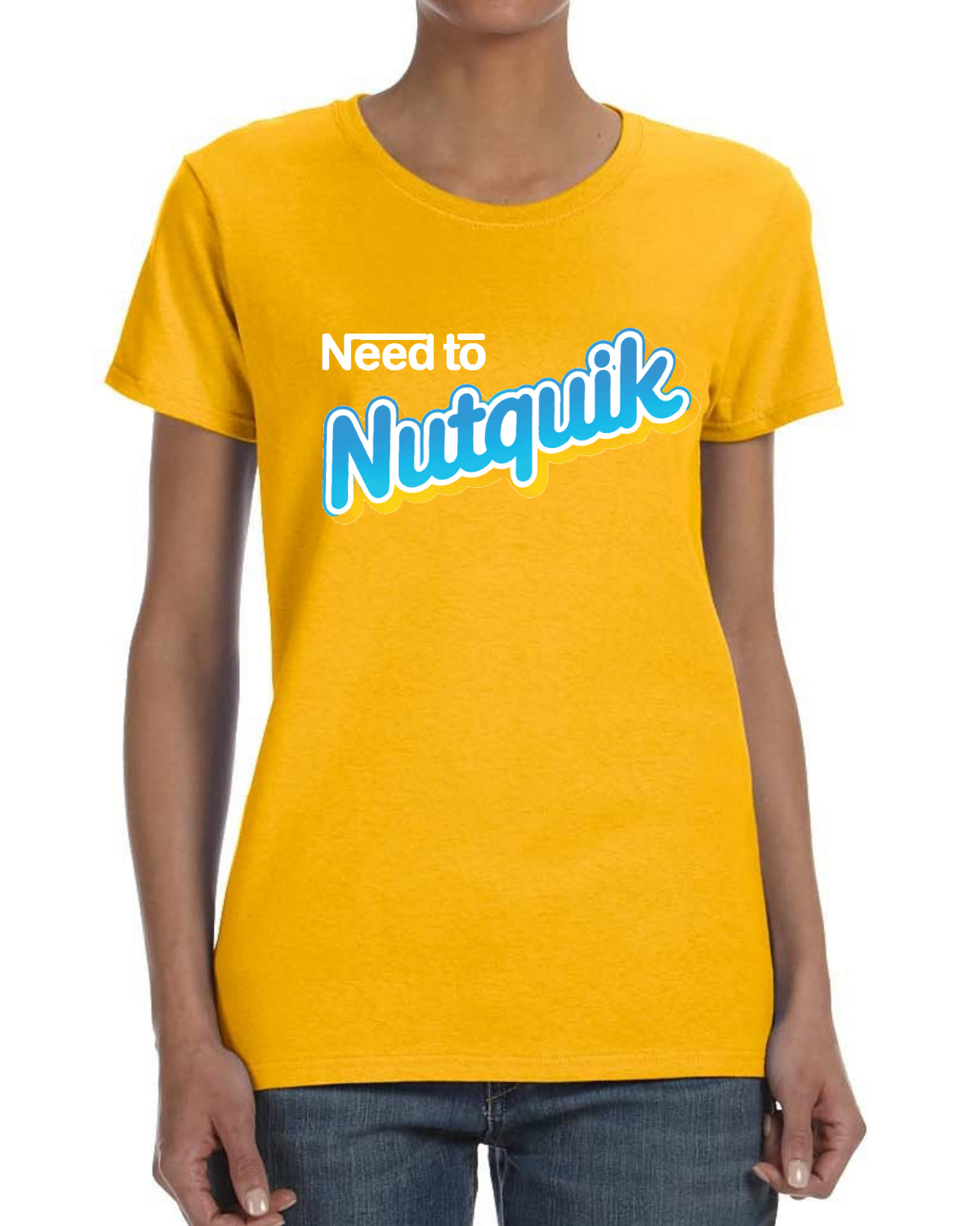 Nutquik Parody Funny  Humor Womens Graphic T-Shirt