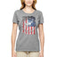 US Flag Ford Bronco Cars and Trucks Womens Graphic T-Shirt
